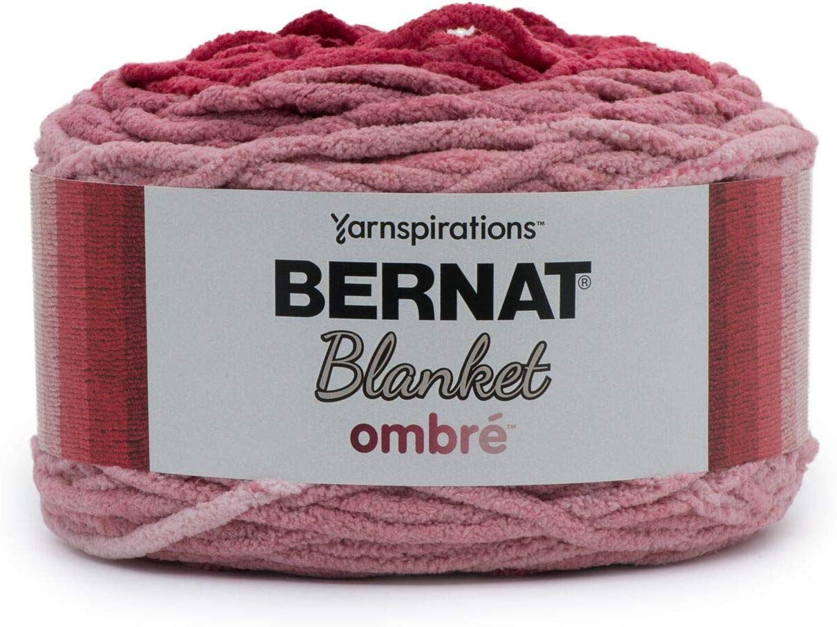 Bernat Blanket Ombre 300g - Burgundy Ombre