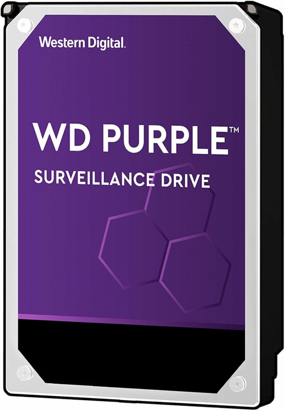 Western Digital Purple 2TB Surveillance 3.5 Inch SATA 6 Gb/s Hard Disk Drive with Allframe 4K Technology - 180TB/yr, 64MB Cache, 5400rpm - WD20PURZ