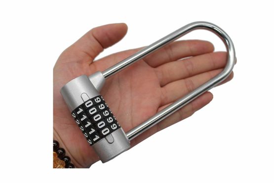 MING Large Extension Beam Locker Combination Lock Padlock Gym Lock 5 Position Padlock Safety Padlock Waterproof Padlock