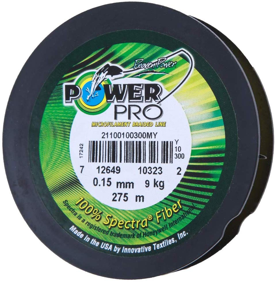 Power Pro Classic 135 meter, 0,23 millimeter, 15kilogram, Yellow, Braided Fishing Line, PPBI13523Y, 0,23mm 15kg - Image 2