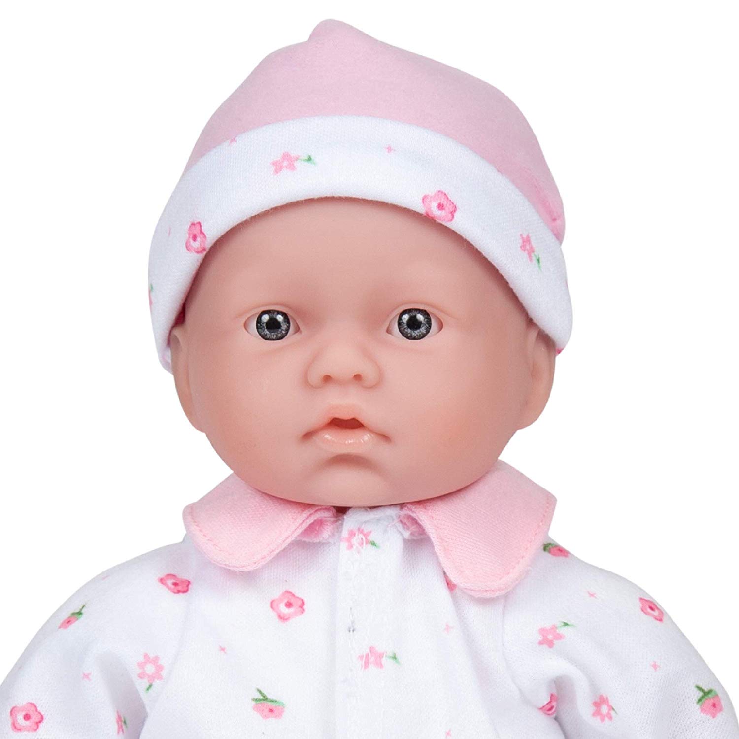JC Toys La Baby Soft Body Doll, 27.9 cm, Washable, Removable Clothes, Pink with Hat and Blanket for 12 Months + - Image 2