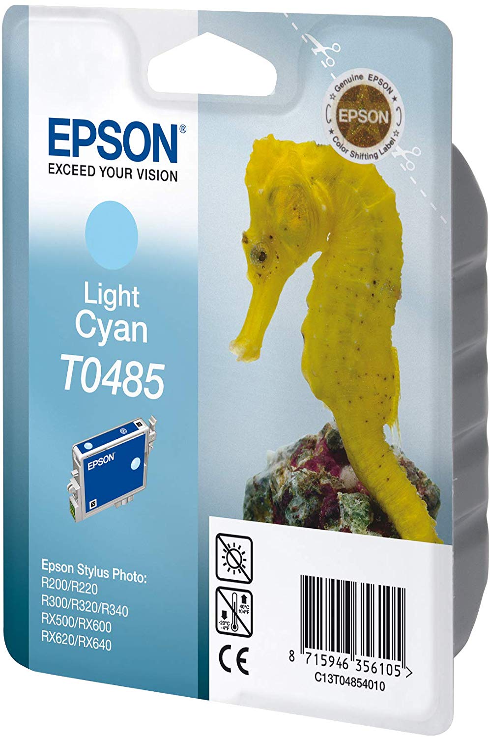Epson Inkjet Cartridge Page Life 400pp Light Cyan Ref T048540, 1 - Image 4