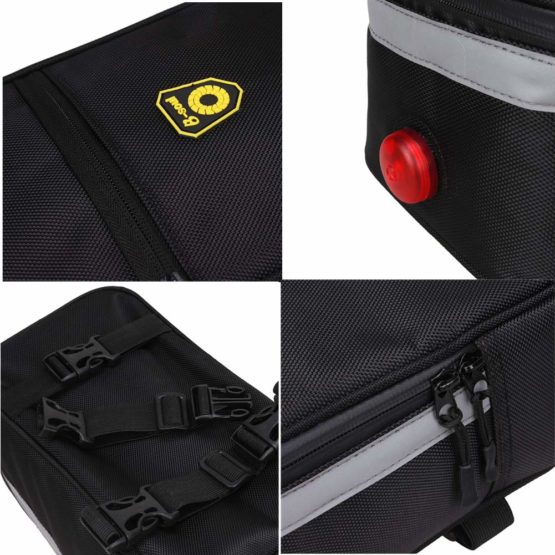 Sunzit Bike Bag, Bicycle Rear Bag Cycling Bike Bicycle Saddle Rear Tail Seat Carrier Bag Waterproof Water Bottle Tool Bag - Image 4