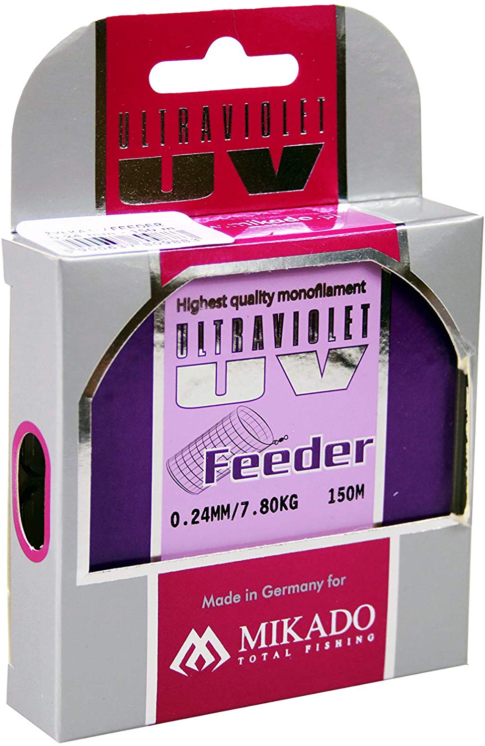 Mikado Fishing Line Ultraviolet Feeder 0.16-0.28 mm Carp Line Feeder Line Spool 150m, brown, 0.24mm / 7.80kg / ZXF 024