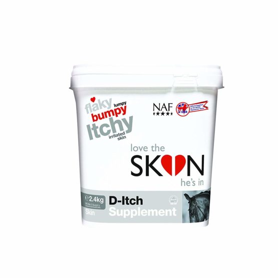 NATURAL ANIMAL FEEDS LOVE THE SKIN HE'S IN D-ITCH SUPPLEMENT FLY INSECT CONTROL