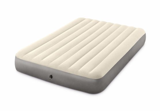 Intex Unisex's Queen Dura-Beam Series Single High Airbed, Taupe/Grey, One Size - Image 3