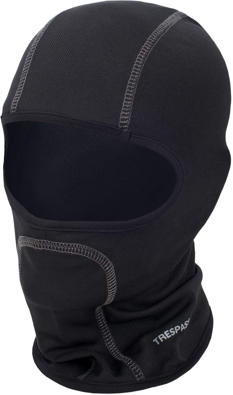 Trespass Unisex Moulder Balaclava, Black, One Size UK