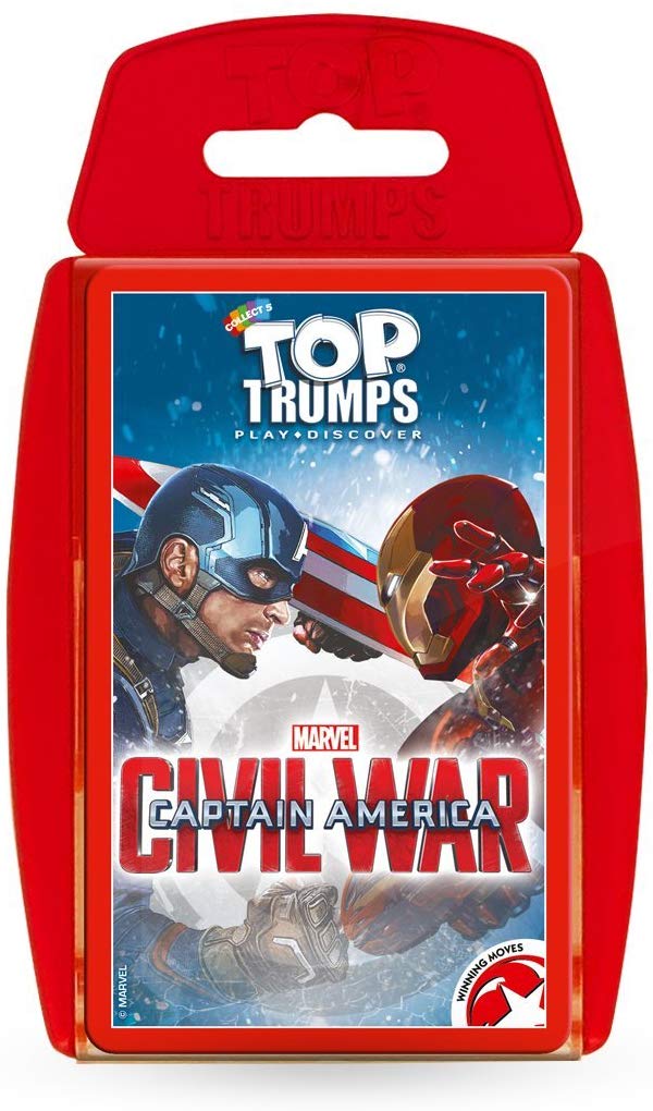 Captain America: Civil War Top Trumps Card Game, Captain America Top Trumps, Medium