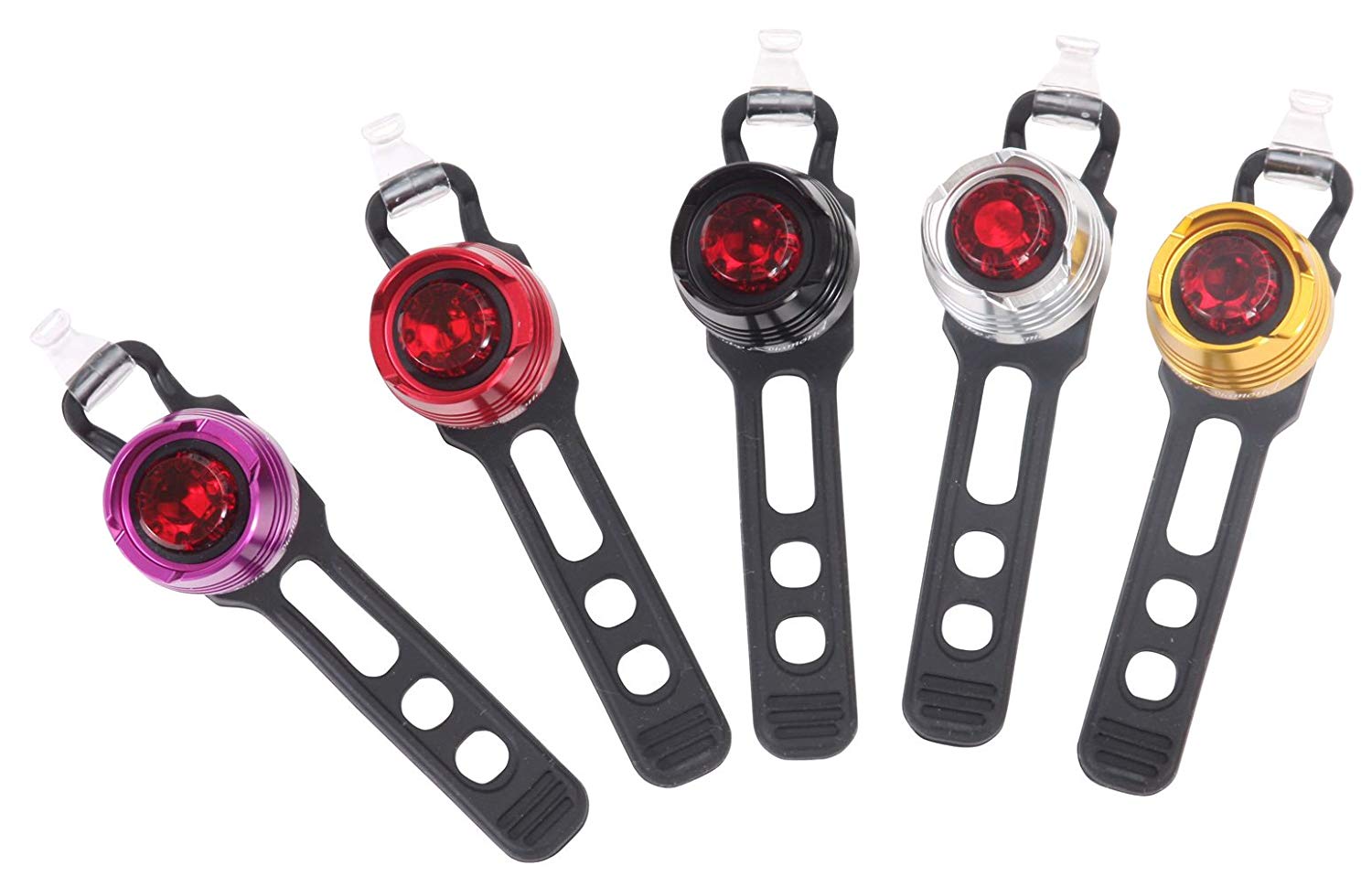 Barbieri Allow Eco Rear Bike Light-Grey/Red, red - Grey / Red - Image 2