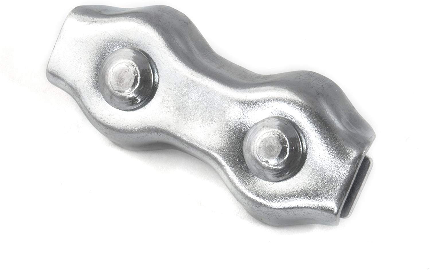 10 pcs galvanised steel duplex wire rope clip 2 mm BigaMart