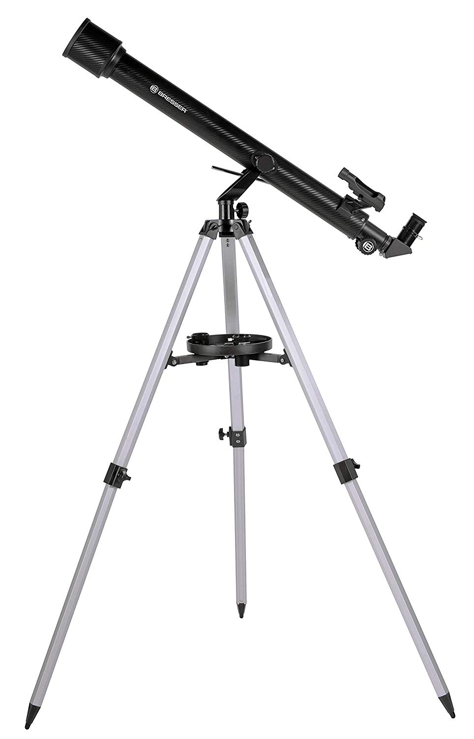 Bresser Refracor Telescope Stellar 60/800 Alt-Azimuth with tripod, Neue Version - Carbonlook