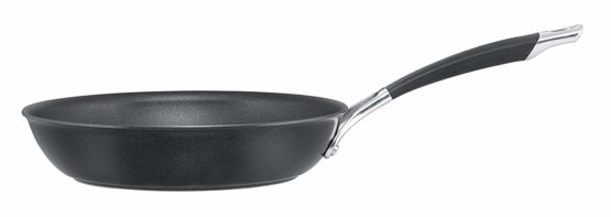 Circulon 83796 - Momentum - Hard Anodised French Skillet Pan - Total Non Stick - Induction Suitable - 25.4 cm, Black