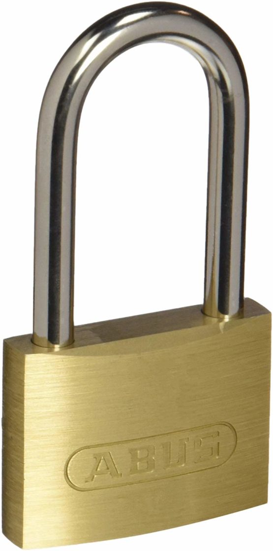 ABUS 114090 – 713/50HB50 _ B Padlock Brass 50 mm Long Bow Blister