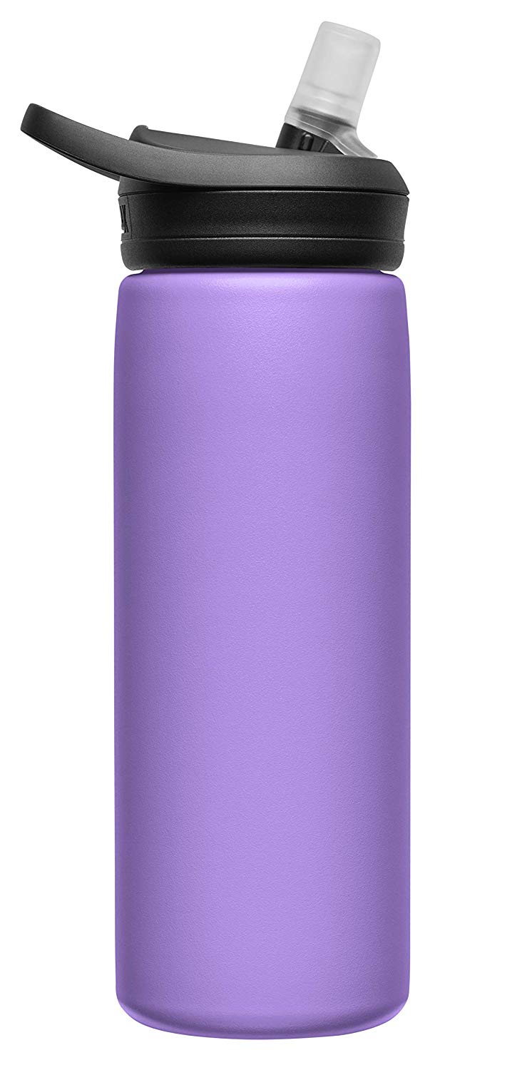CAMELBAK Eddy+ Vacuum Stainless 20oz, Dusty Lavender Bottle - 001 Black/Grey, N, 591 ml - Image 3
