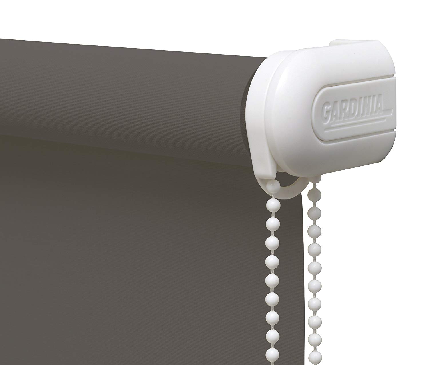 Gardinia Side-Pull Roller Blind, Ceiling, Wall or Niche Mounting, Transparent, Opaque, Mounting Kit Included, Grey, 52 x 180 cm (WxH) - Image 2