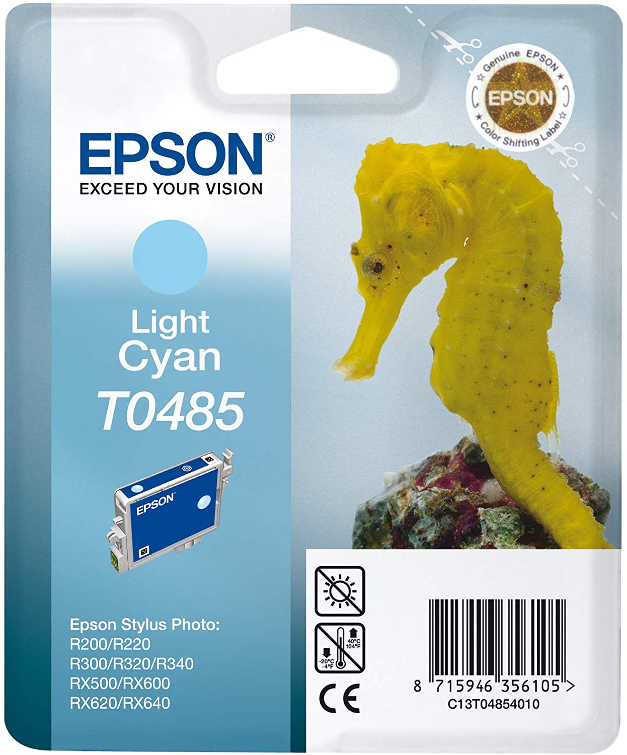 Epson Inkjet Cartridge Page Life 400pp Light Cyan Ref T048540, 1 - Image 3