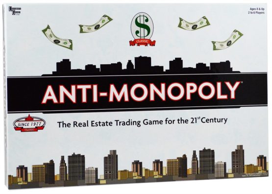 University Games P01851 Anti-Monopoly Board Game, None