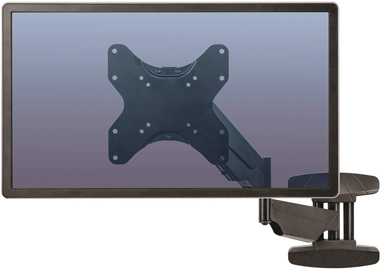Fellowes Single Arm Wall Mount for 42-Inch Screen, Black, Standard - Image 4