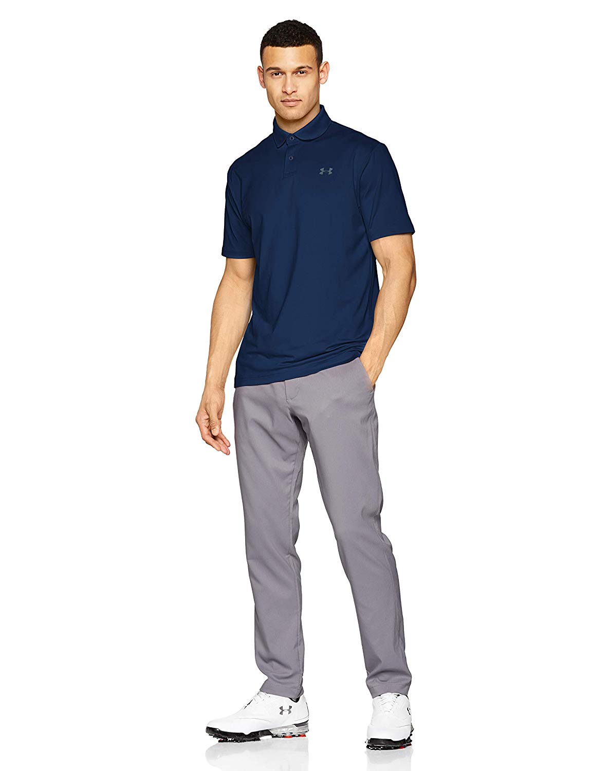 Under Armour Men's UA Performance Textured Polo Shirt, Structured Men's Polo for Exercise and Sports VersatileWorkout Polo Top - Image 4