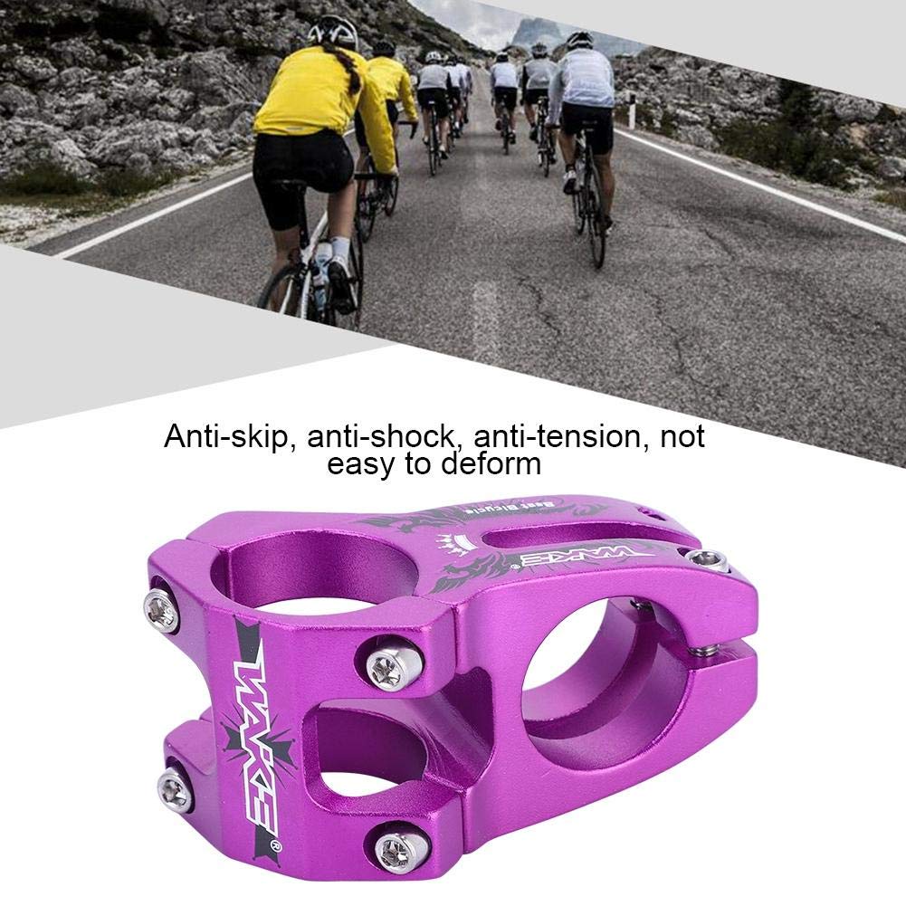 Purple MTB 31 8 Stem Stem MTB Stem 31.8 mm Aluminium Alloy Bicycle Handlebar Rod Mountain Road Bicycle Handlebar Rod (Purple) - Image 2