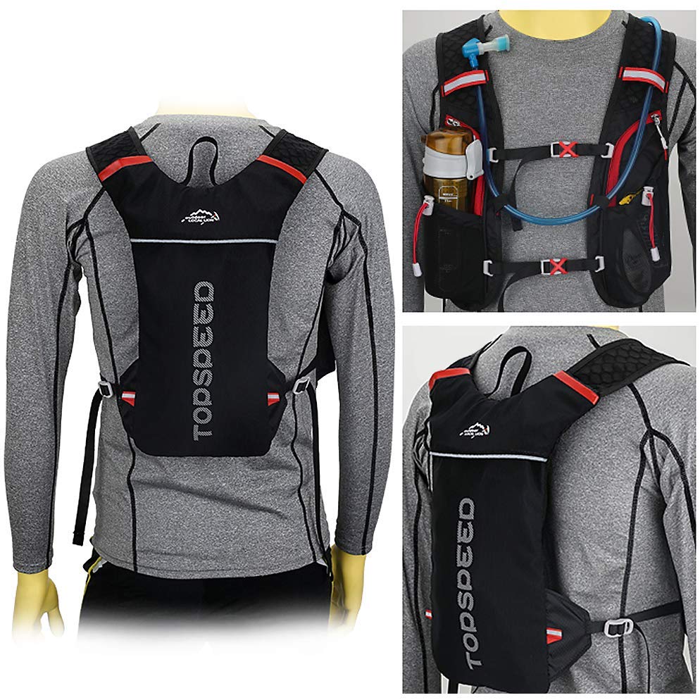 Lixada Lightweight Hydration Backpack 5L Running Backpack Hydration Backpack Waterproof and Breathable Large Capacity Outdoor Riding Backpack Lightweight for Running - Image 4