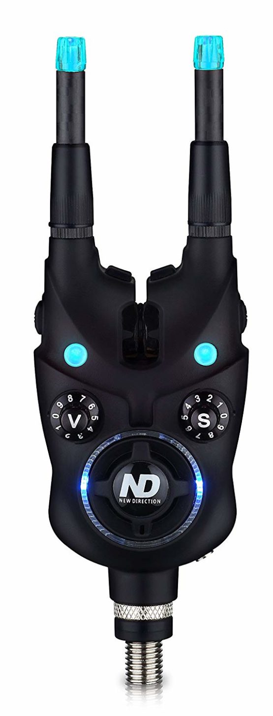 New Direction Tackle 2*Blue Carbon Illuminating Snag Ears For K9 Carp Fishing Bite Alarm - Image 2