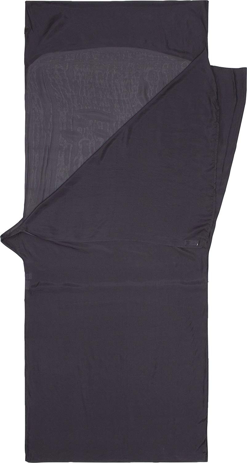Cocoon TravelSheet Rectangular sleeping bag Silk Grey, dark grey - Image 2