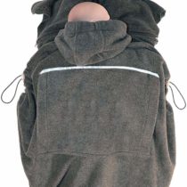 Hoppediz Basic Fleece Cover for Baby Slings and Baby Carriers (Anthrazit)
