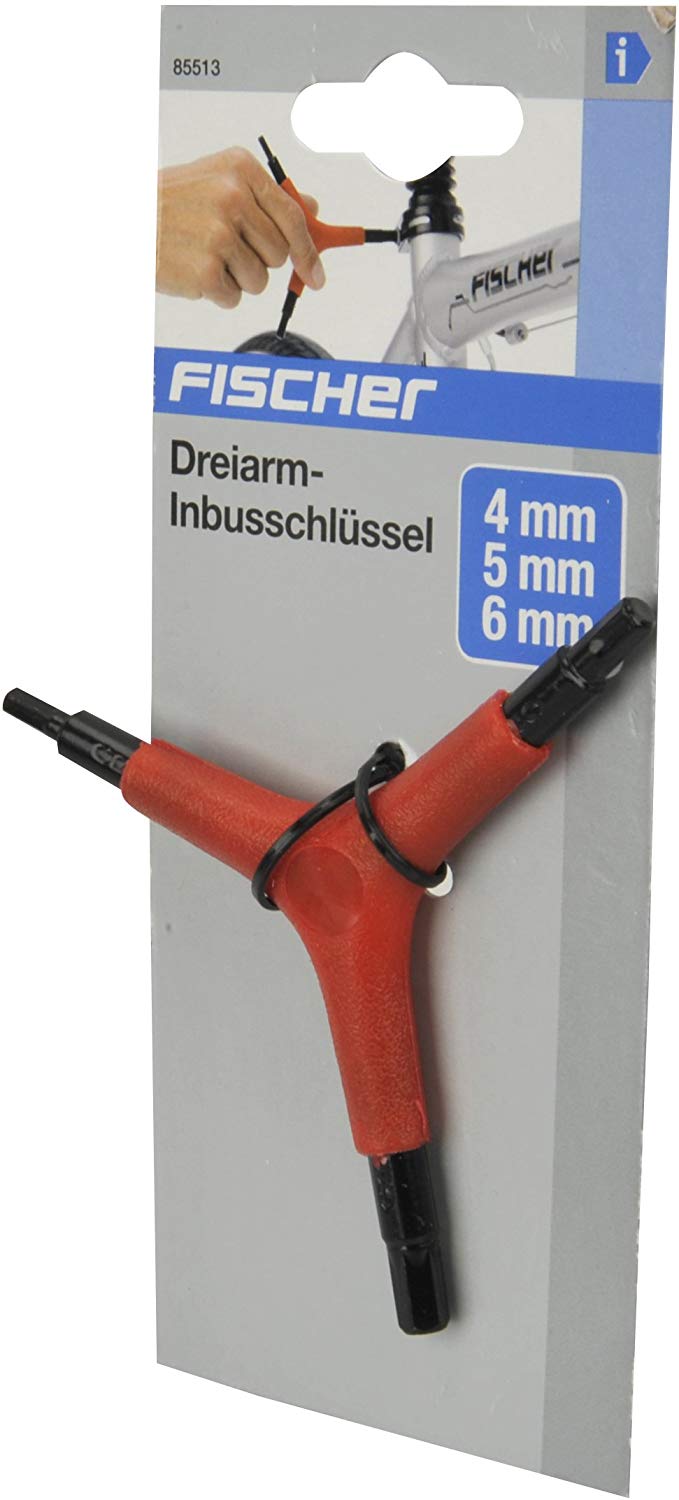 FISCHER Unisex 3-Arm Allen Key 3-Arm Allen Key Metallic Orange One Size EU, standard size - Image 3