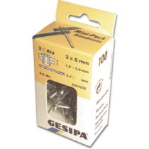 Gesipa Blind Rivets 4 x 12 mm (Pack of 100 6304257
