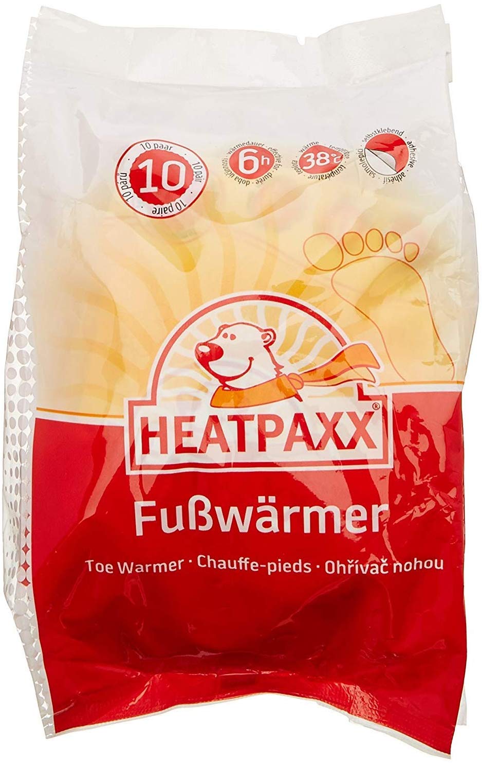 HeatPaxx Toe Warmers, Ultra thin toe warmers to keep your toes warm on the go, no more cold feet