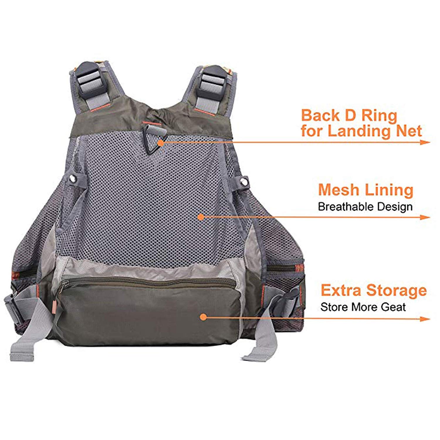 MAXIMUMCATCH Maxcatch Fly Fishing Vest Pack (Fishing Vest/Fishing ...