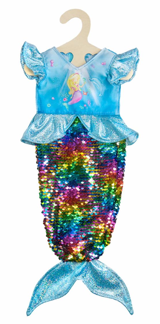 Heless 2920 Dress for Dolls Mermaid Ava, Multi-Coloured, 35 x 45 cm