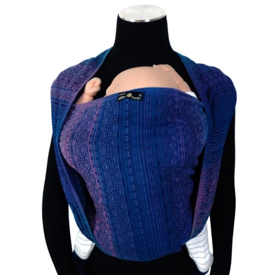 Didymos Woven Baby Wrap, Prima Sole Occidente, Size 6, 470 cm, Blue - Image 2