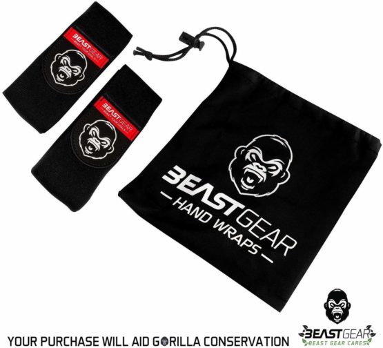 Beast Gear Advanced Boxing Hand Wraps – For Combat Sports, MMA and Martial Arts - 4.5 Meter Elasticated Bandages - Image 3