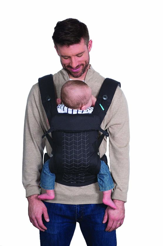 Infantino Upscale Carrier - Fashionable face-in and face-out carrier, front and back carry, for newborns and toddlers 8-40 lbs / 3.5-18 kg - Image 4