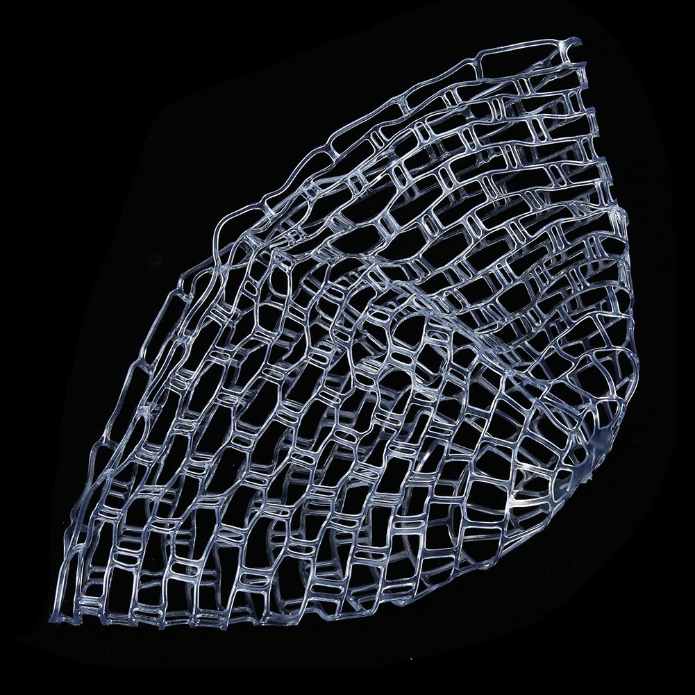 VGEBY Fishing Net, Portable Soft Clear Rubber Mesh Net, Fishing Accessory (Large 120CM)
