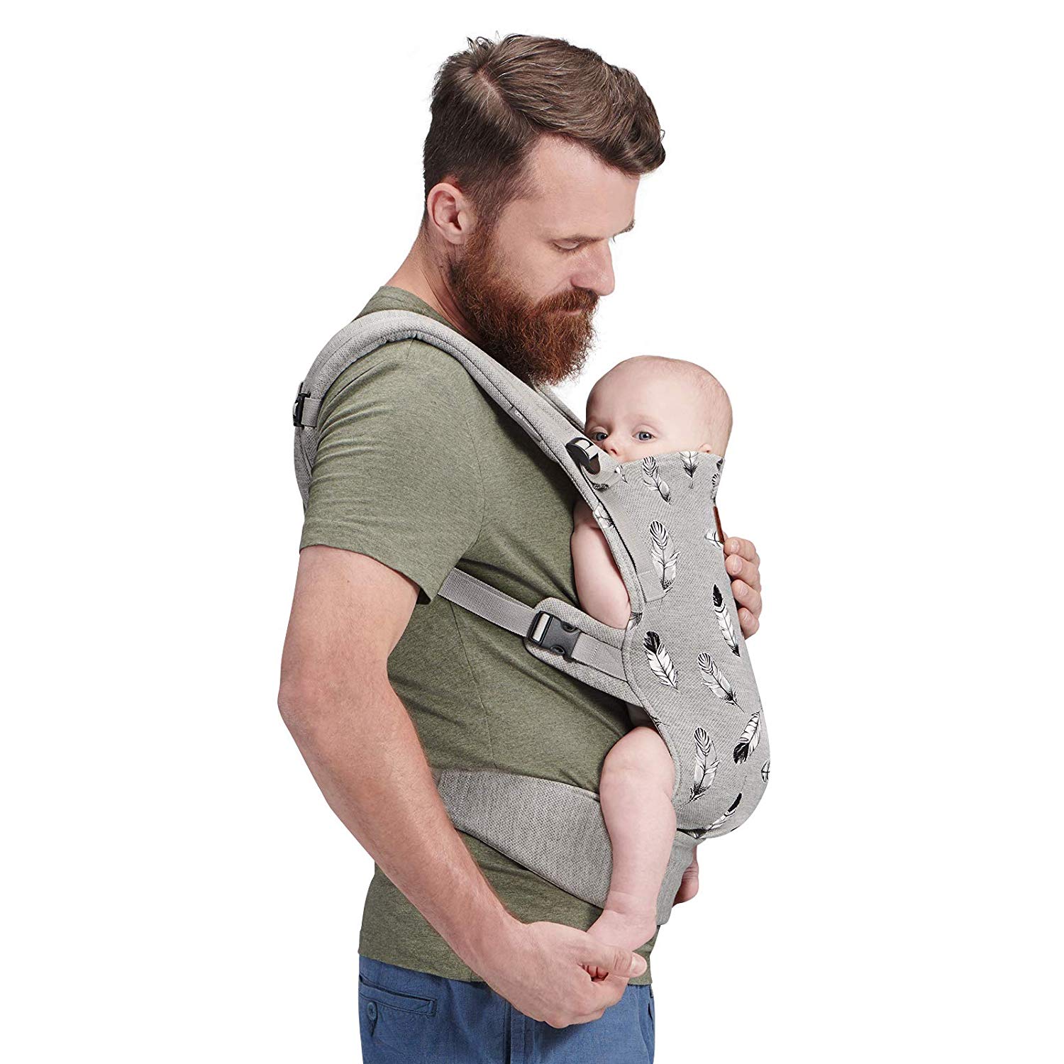 Kinderkraft Baby Carrier MILO, Ergonomic Sling, Holder, Lightweight, Confortable, Ajustable - Image 2