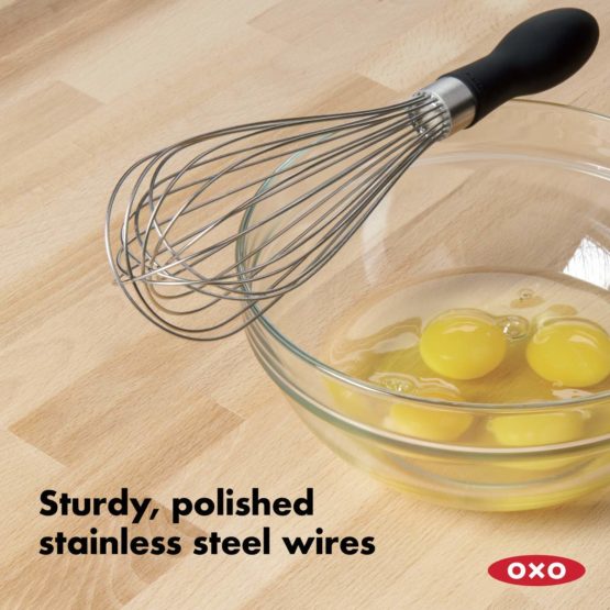OXO 74291 Good Grips Balloon Whisk - 28cm, Steel - Image 4