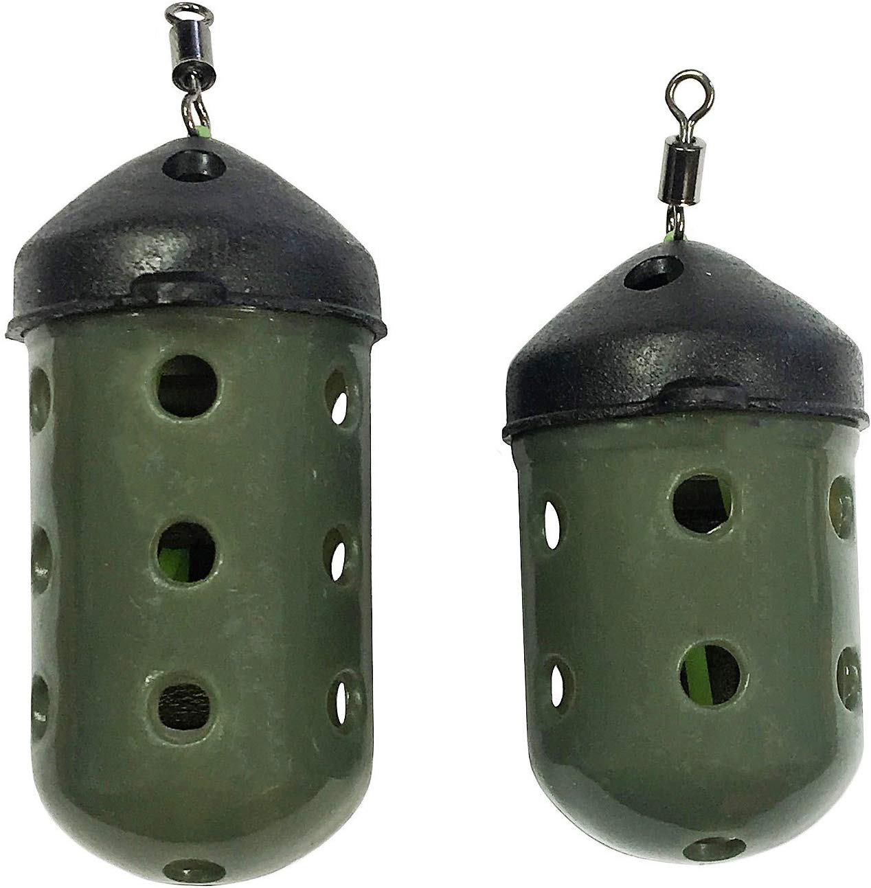FLADEN Fishing Set of 2 MAGGOT FEEDERS, 2 Different Weights 20g and 30g, Designed for Fishing with Maggots and Casters