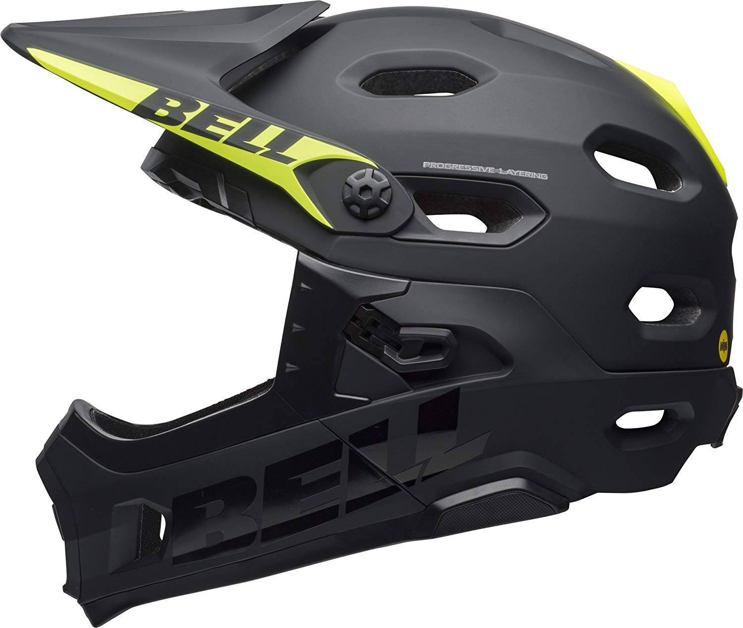 BELL Super DH MIPS Cycling Helmet, Matt/Gloss Black, Medium (55-59 cm) - Image 3