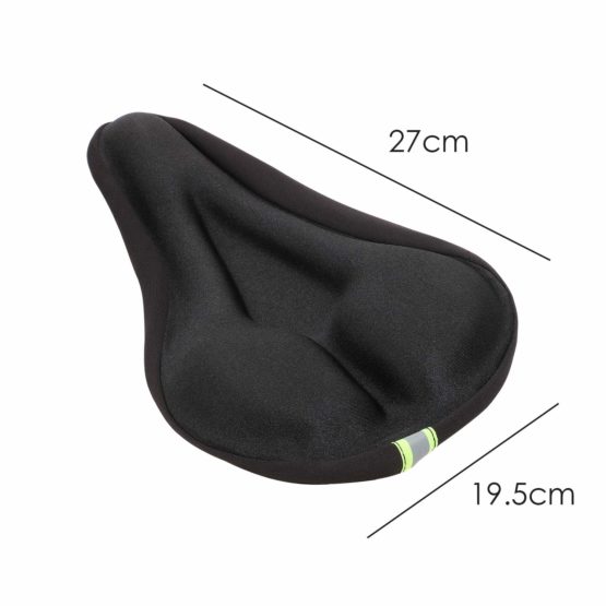 DIGIFLEX Soft Gel Seat Cover - Padded Cushion for Extra Comfort - Suitable for Bicycle, Road Bike, Mountain Bike - 19cm x 26cm x 4cm - Image 3