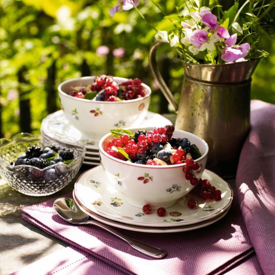 Villeroy & Boch Petite Fleur Cereal Bowl, Premium Porcelain, White - Image 2
