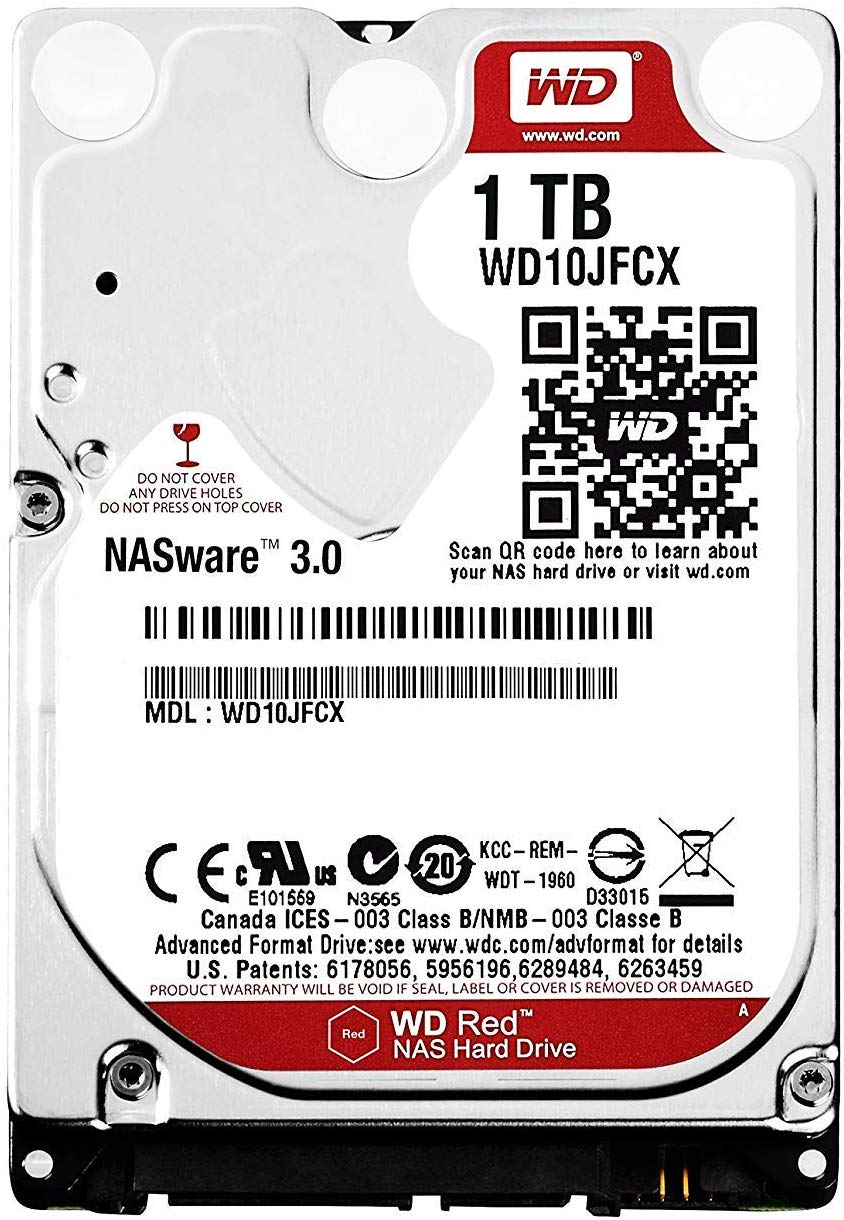 WD Red 1TB 2.5 Inch NAS Internal Hard Drive - 5400 RPM - WD10JFCX, 1 TB - Image 2