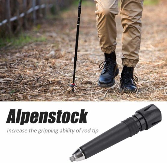4 PCS Alpenstock Walking Pole Rubber Tips for Hiking Pole Trekking Sticks Alpenstock Replacement Caps - Image 2