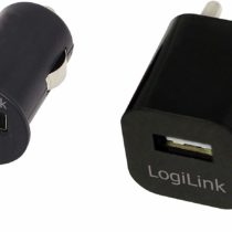 Logilink PA0076 5/7.5 W USB Travel Charger Combo Kit
