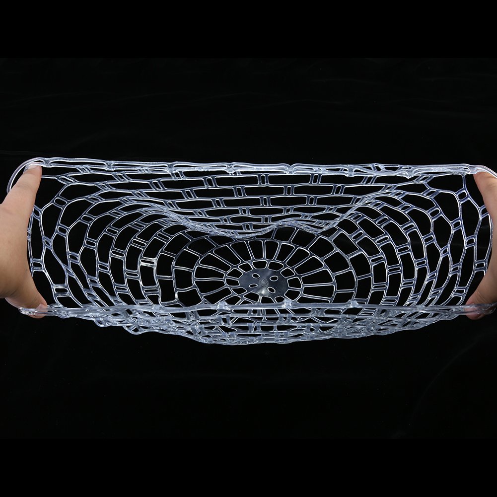 VGEBY Fishing Net, Portable Soft Clear Rubber Mesh Net, Fishing Accessory (Large 120CM) - Image 4