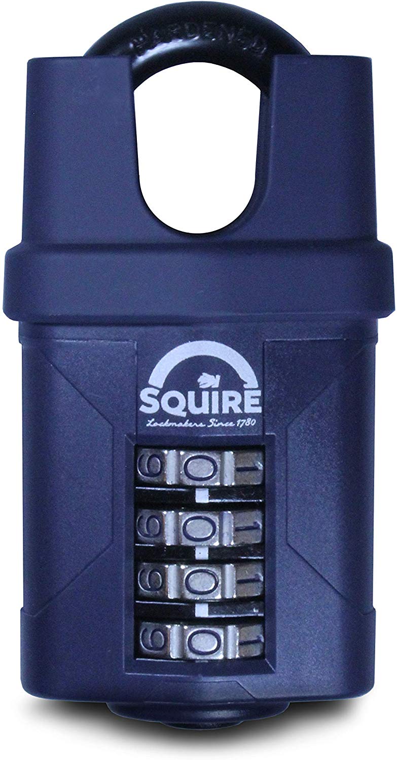 Squire Heavy Duty Padlock (CP50CS) Toughest Closed Shackle 4 Wheel