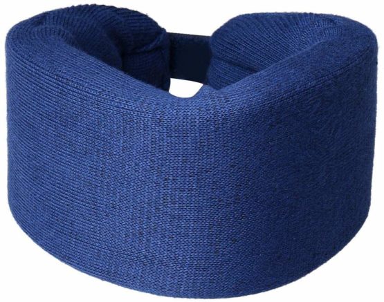 ZHIYE Neck Brace Adjustable Super Soft Support Callor, M Size Cervical Collar Blue for Sleeping Relieves Pain and Pressure, fit Men, Women, Elderly - Image 2