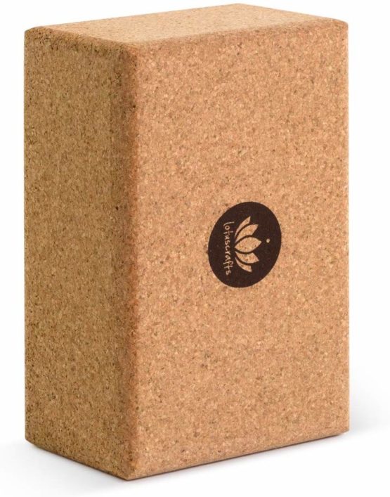 Lotuscrafts Yoga Block Cork Supra Grip - Ecologically manufactured - natural cork from Portugal - Yoga Brick - Cork Yoga and Pilates Block - Essential Yoga Equipment - Support Yoga Poses - Image 4